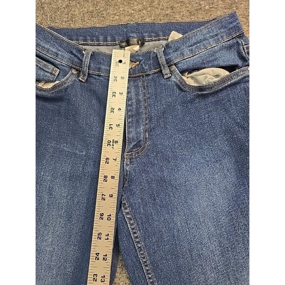 Venus Blue Jeans Size 8 Medium Wash Boot Cut Mid Rise - Picture 3 of 6